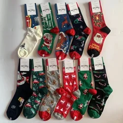 Men's Christmas Socks Novelty Socks Stocking Filler Xmas Gift Happy Sock