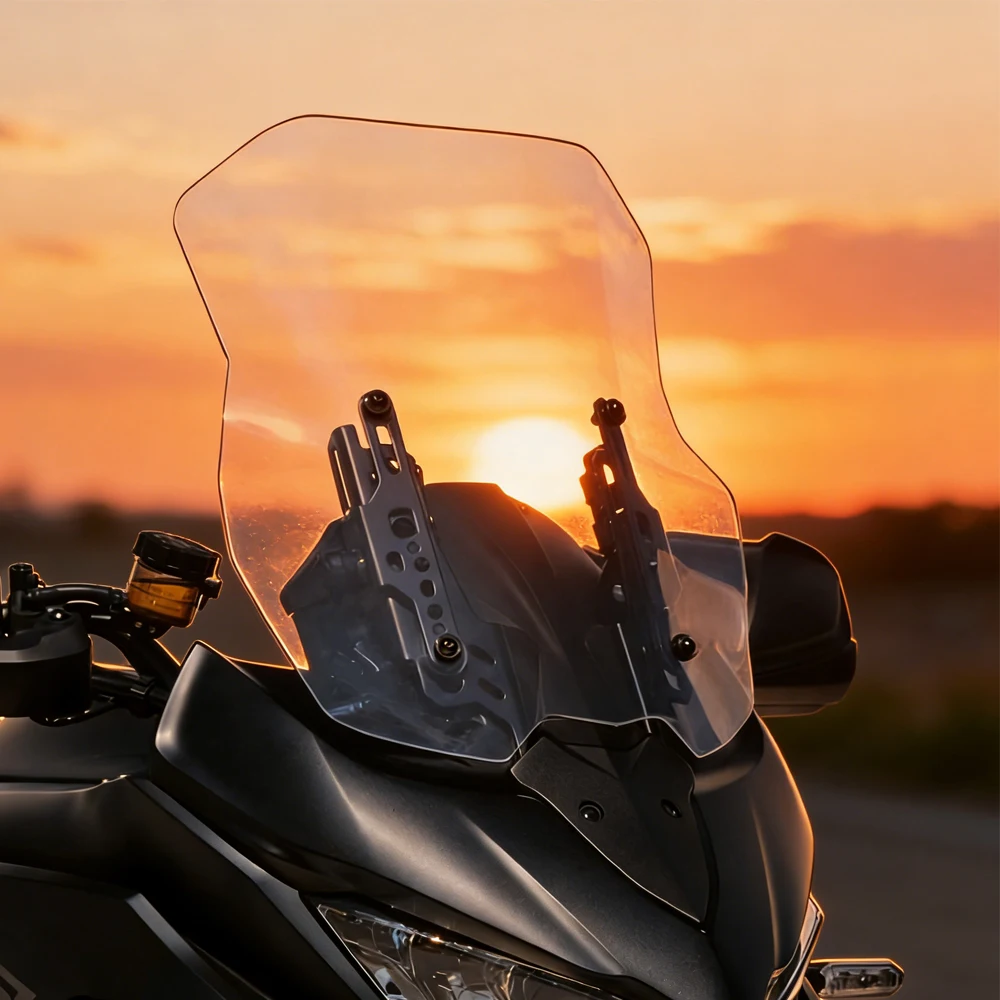 For KAWASAKI versys 1100/SE versys1100/SE 2025- Modification Windshield Motorcycle Dedicated Front Windshield Raised And Widened