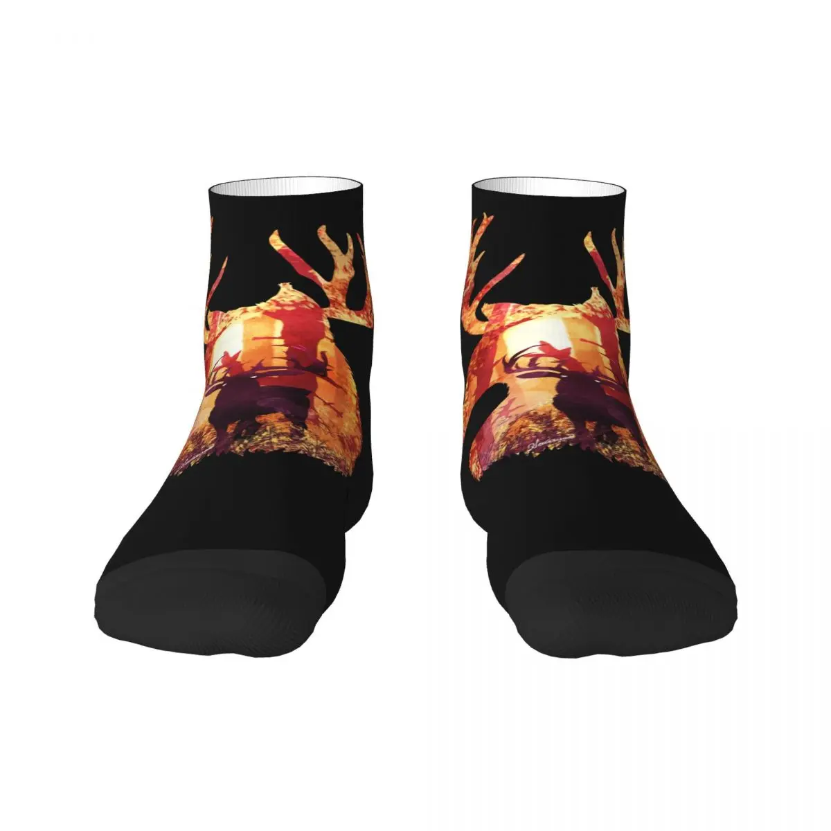 

Funny Deer Socks Men Women Warm 3D Printed Sports Basketball Socks