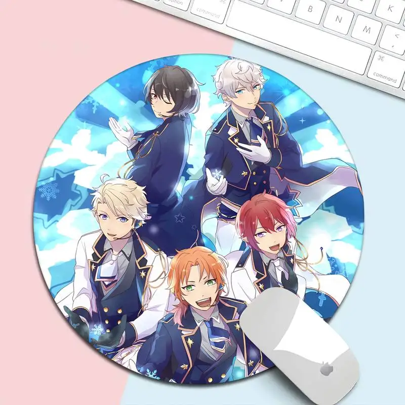 Music Game Ensemble Stars Knights Rubber PC Computer Gaming mousepad table Rug PC Laptop Notebook Rubber Wholesale Mat