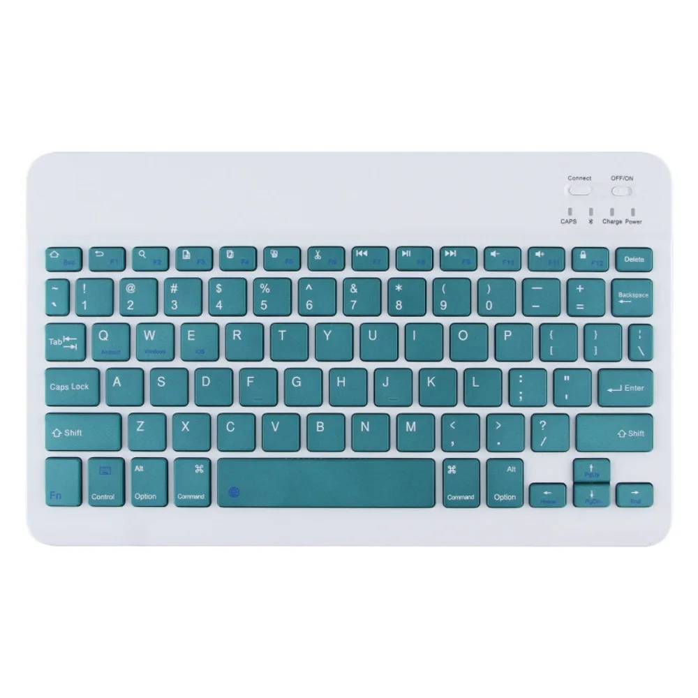 

Fashion 10 Inch Bluetooth Keyboard Mini Slim Design Wireless Keyboard Lightweight Rechargeable Portable Keyboard Notebook