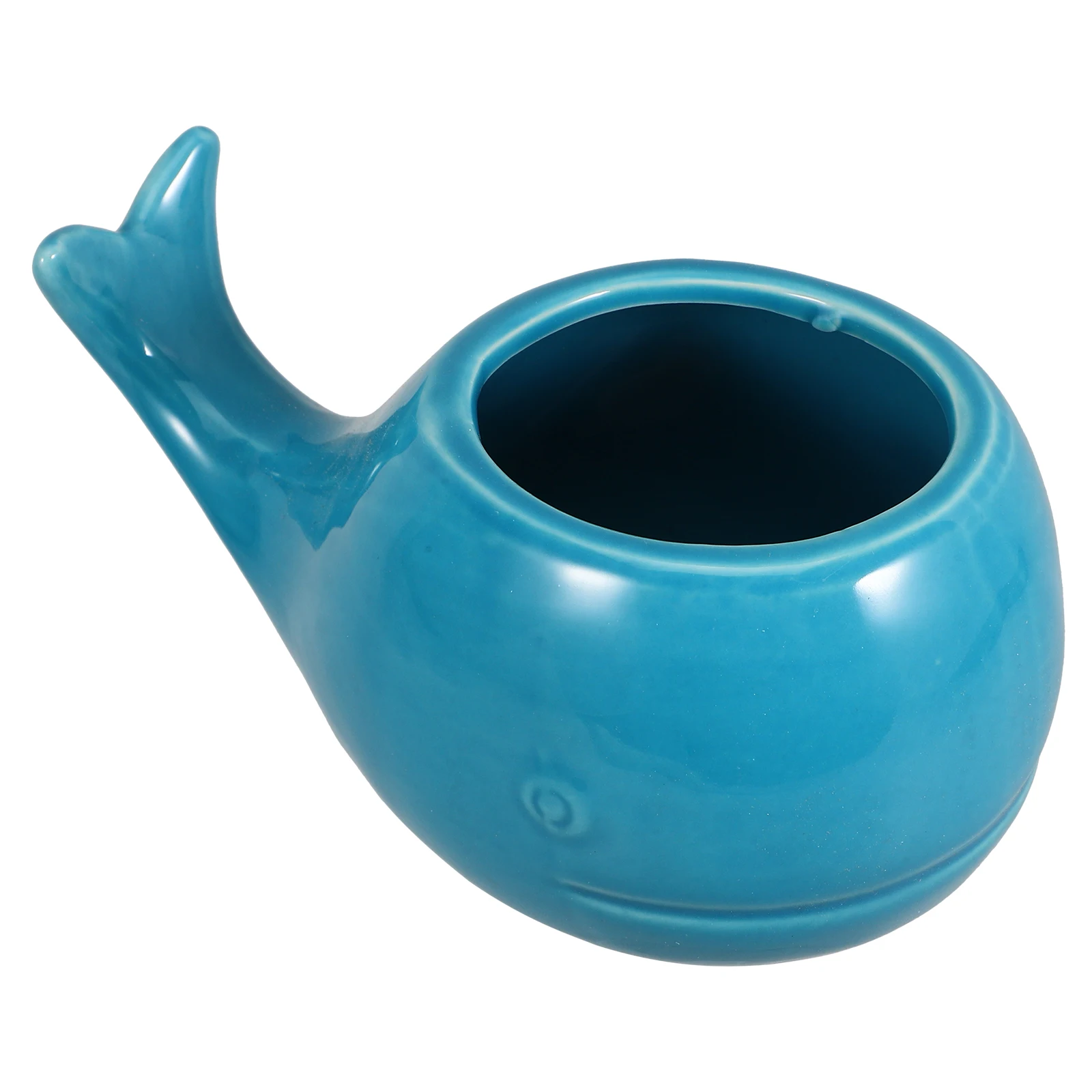 

1Pcs Blue Whale Ceramic Wine Cup Lovely Practical Cartoon Shape Creative Cocktail Mug Household Porcelain Cup Ceramic Mug