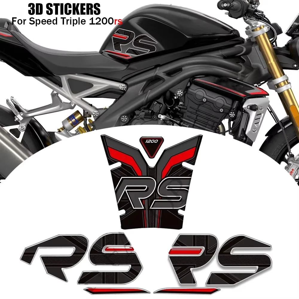 

For Triumph Speed Triple 1200rs 1200 RS Motorcycle Stickers Decals Protector Gas Fuel Oil Kit Knee Tank Pad Grips