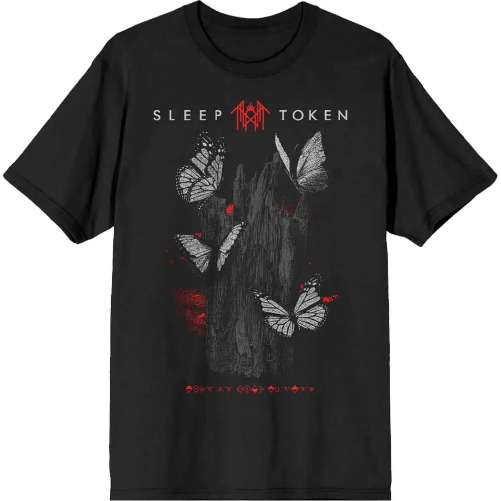 Sleep Toke n Butterflies Black t-shirt High Quality 100%Cotton Short Sleeve