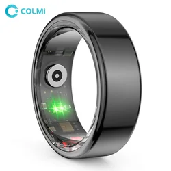 COLMI-anillo inteligente R02 para hombre y mujer, carcasa de acero de titanio de grado militar, 3ATM IP68 y resistente al agua, modo multideporte