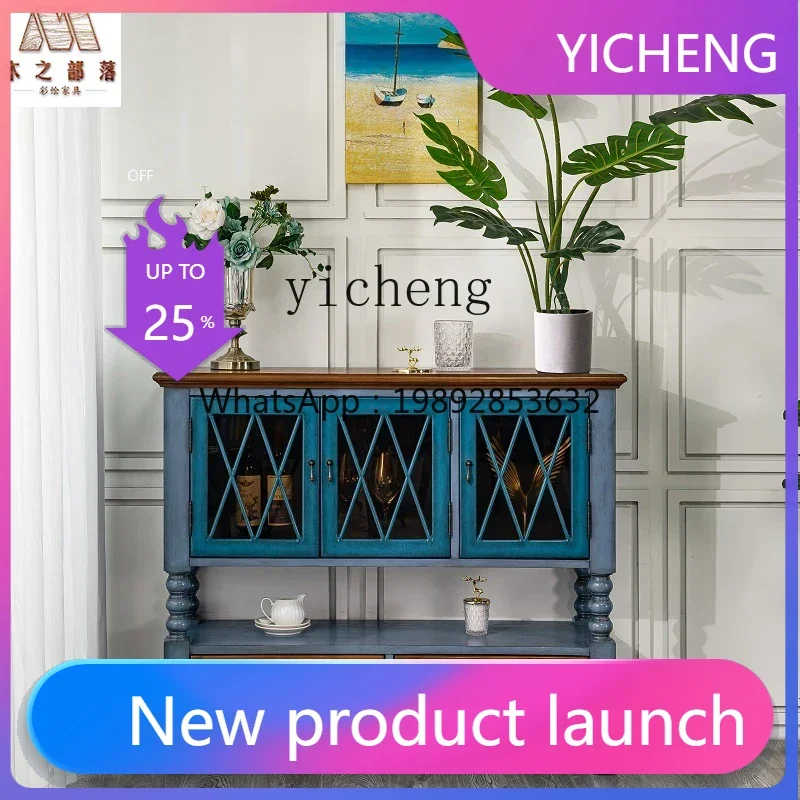 

LYY living room partition entrance cabinet single door wall decoration double door wine cabinet three door dining side cabinet