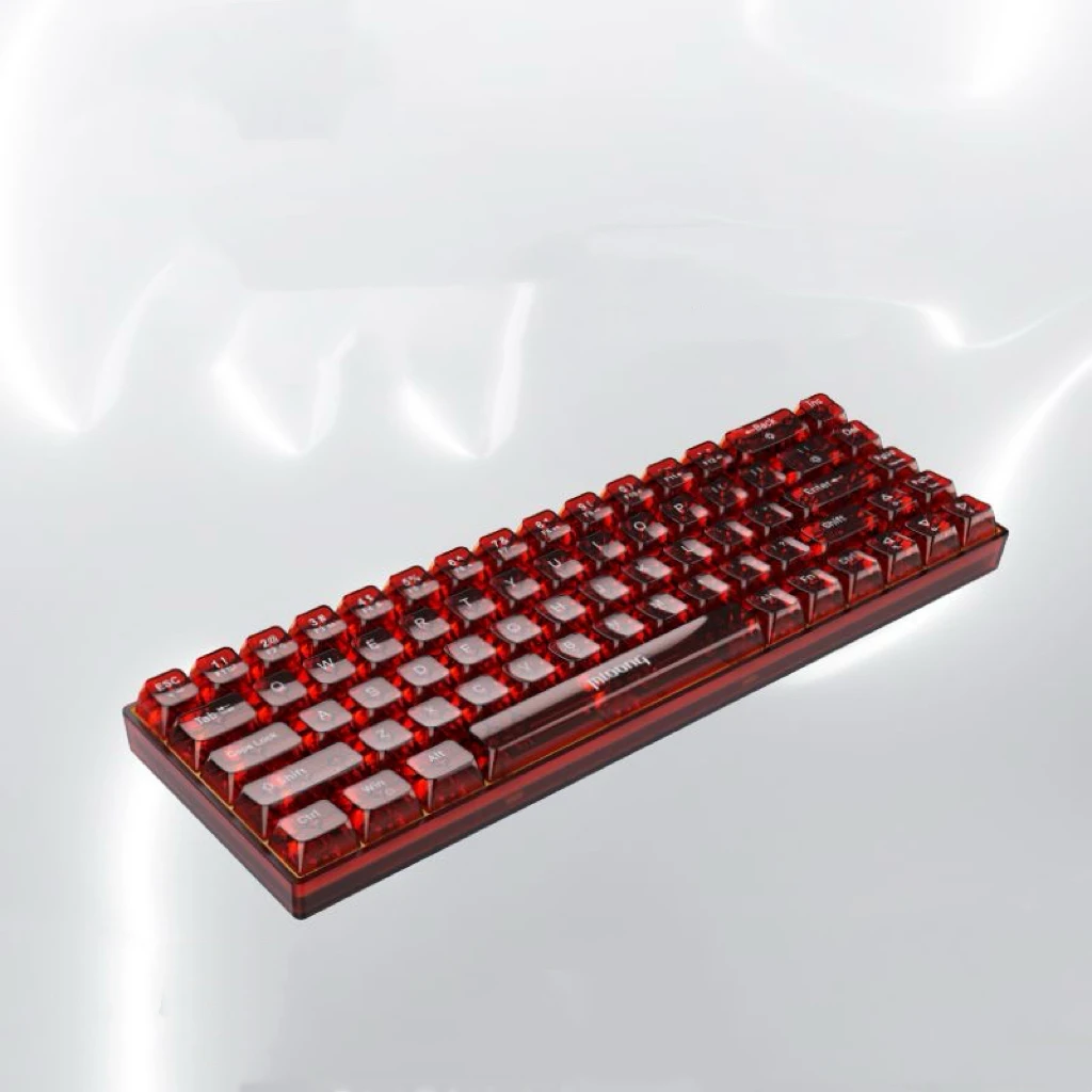 K680 mechanical keyboard wired 68-key red agate mechanical keyboard