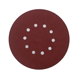 30pcs Mixture Sandpaper 225mm10-hole Sanding Paper 100-320 Grit Electric Wall Polisher Sander Polishing Drywall Hook and Loop