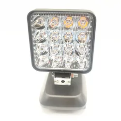 LED Working Light 48W Flashlight Torch for makita 14.4V 18V Li-ion Battery Tool Cordless Emergency Flood Compatible Auto Repair