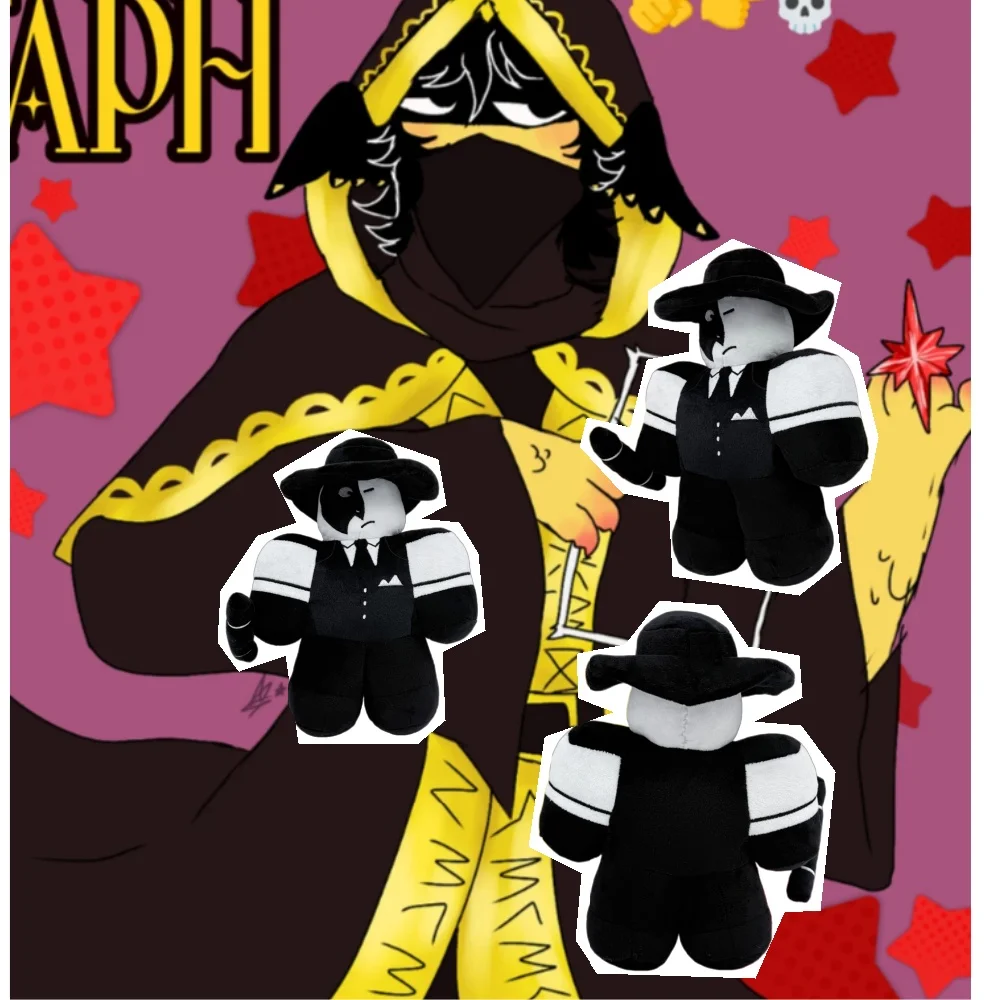 

Chance Forsaken Plush Toys Forsaken Gubby Plush Cute Mafioso Dolls Game Peripheral Doll Birthday Gifts Kids Toys Room Decor