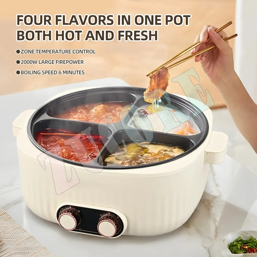 

Мультиварка на 6 л, бытовая, большая емкость, с четырьмя сетками, Eletrodomesticos Para Cozinha Panelas