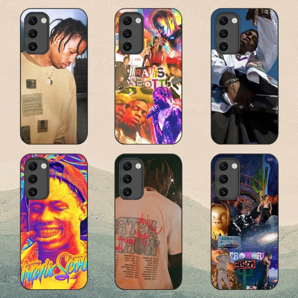 Cactus jack travis scott hiphop Phone Case For Samsung S23 22 21 20 ULTRA PLUS Lite Shell