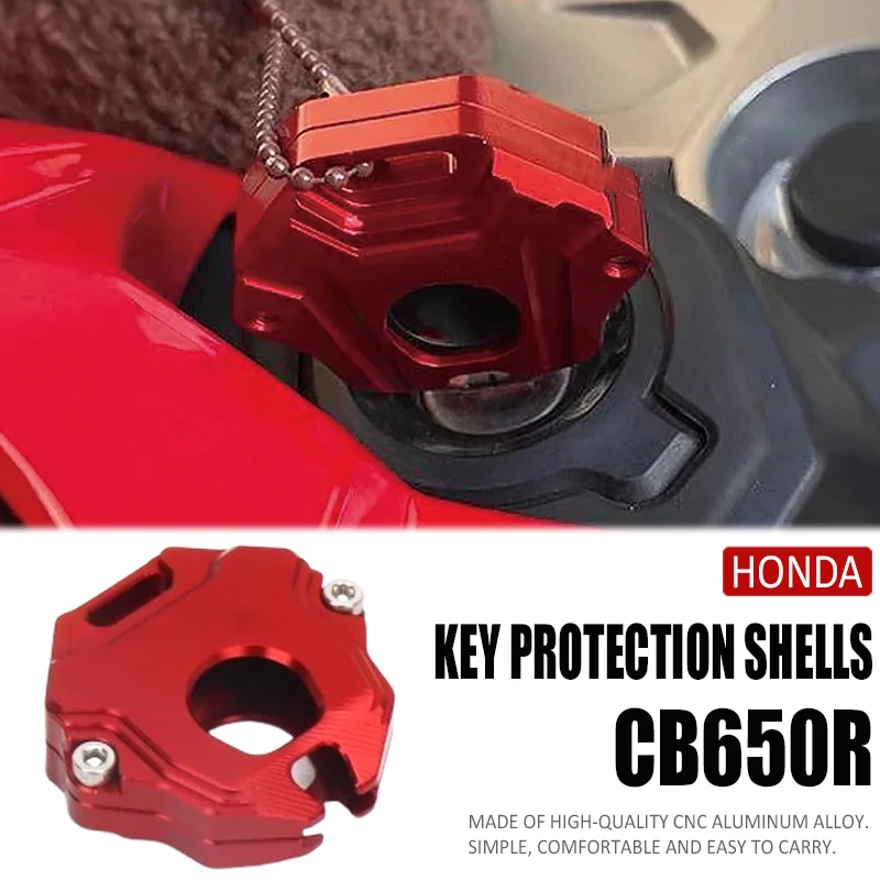cbr650r Motorcycle Key Cover Case Shell Keyring For Honda CB500F CB500X CBR500R CB650F CB650R CBR650R CNC Accessories 4 Colors
