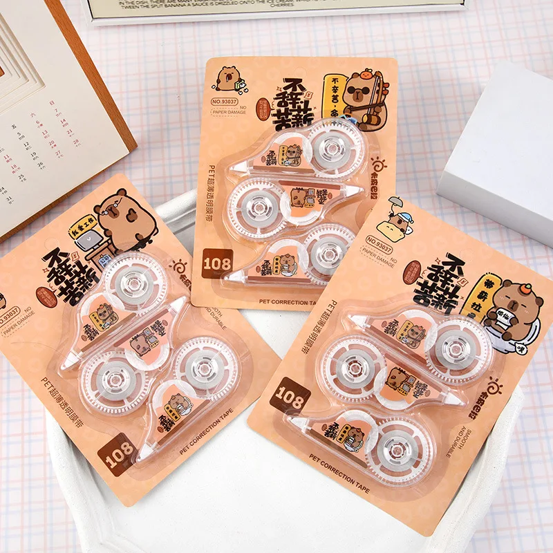 10 set/lot 5mm*5.5m Kawaii Capybara Correction Tape Cute Tapes Promotional Stationery gift School Office Supplies