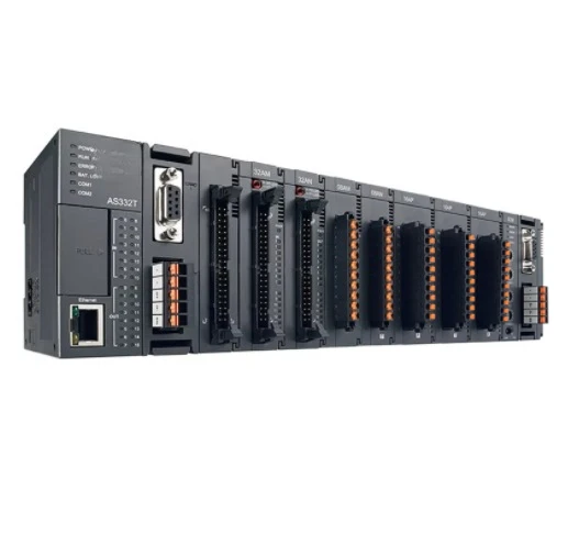 ASRTU‑EC16AP1TA ASRTU‑EC16AP1PA EtherCAT Remote I/O Coupler Module 8DI 8DO for AS‑Series PLC System