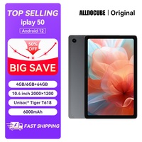 Alldocube iPlay 50 Tablet 10.4 inch 2K Screen 4GB/6GB RAM 64GB ROM Dual SIM LTE Android 12 USB-C iplay50 Google Play