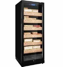 NE-152 1400 Cigar Cabinet Commercial Cigar Display Smoke Room Custom Led Light Large Upright Cigar Cabinet