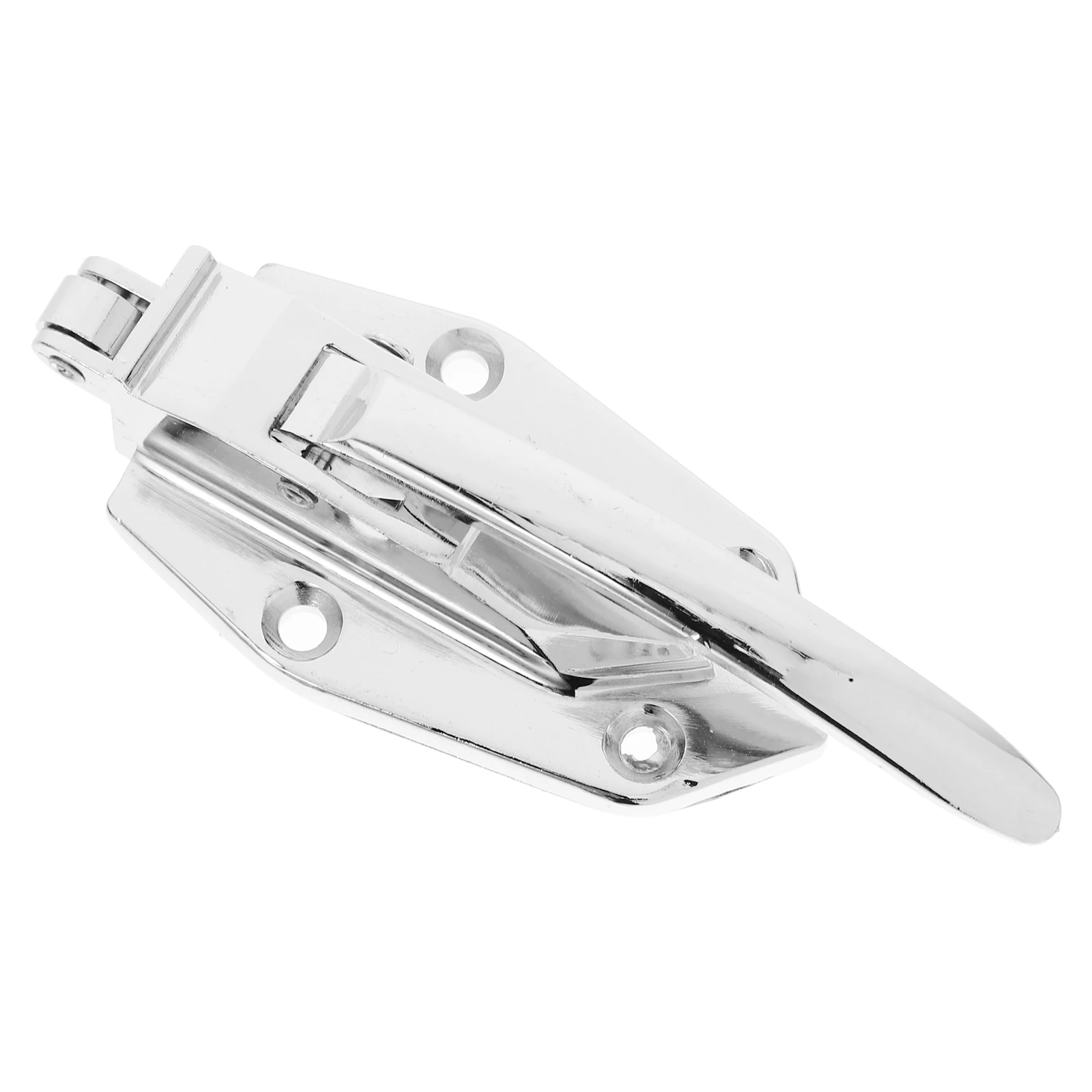 

Replacement Freezer Handle Zinc Alloy Freezer Door Latch Heavy Duty Silver Locking Latch Heavy Duty Hardware Cabinet Pulls Metal