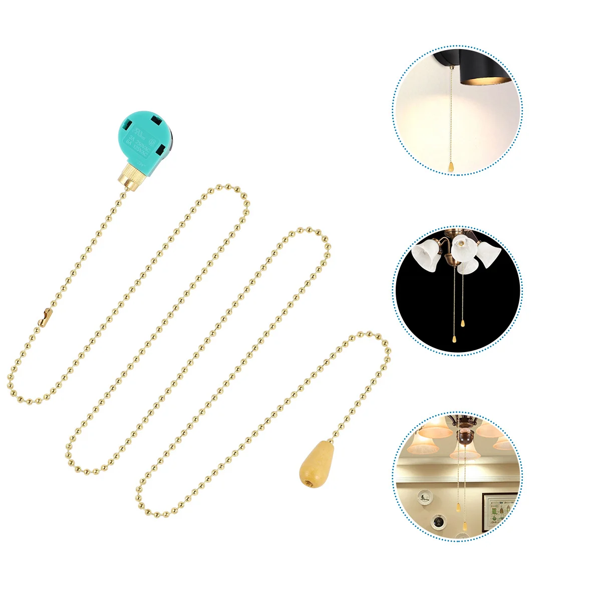 

Выдвижной цепной переключатель, 3 передачи, 1 м, зеленый для потолочного вентилятора, светильник, сменная лампа, застежка-молния, вентилятор, фурнитура с цепочкой