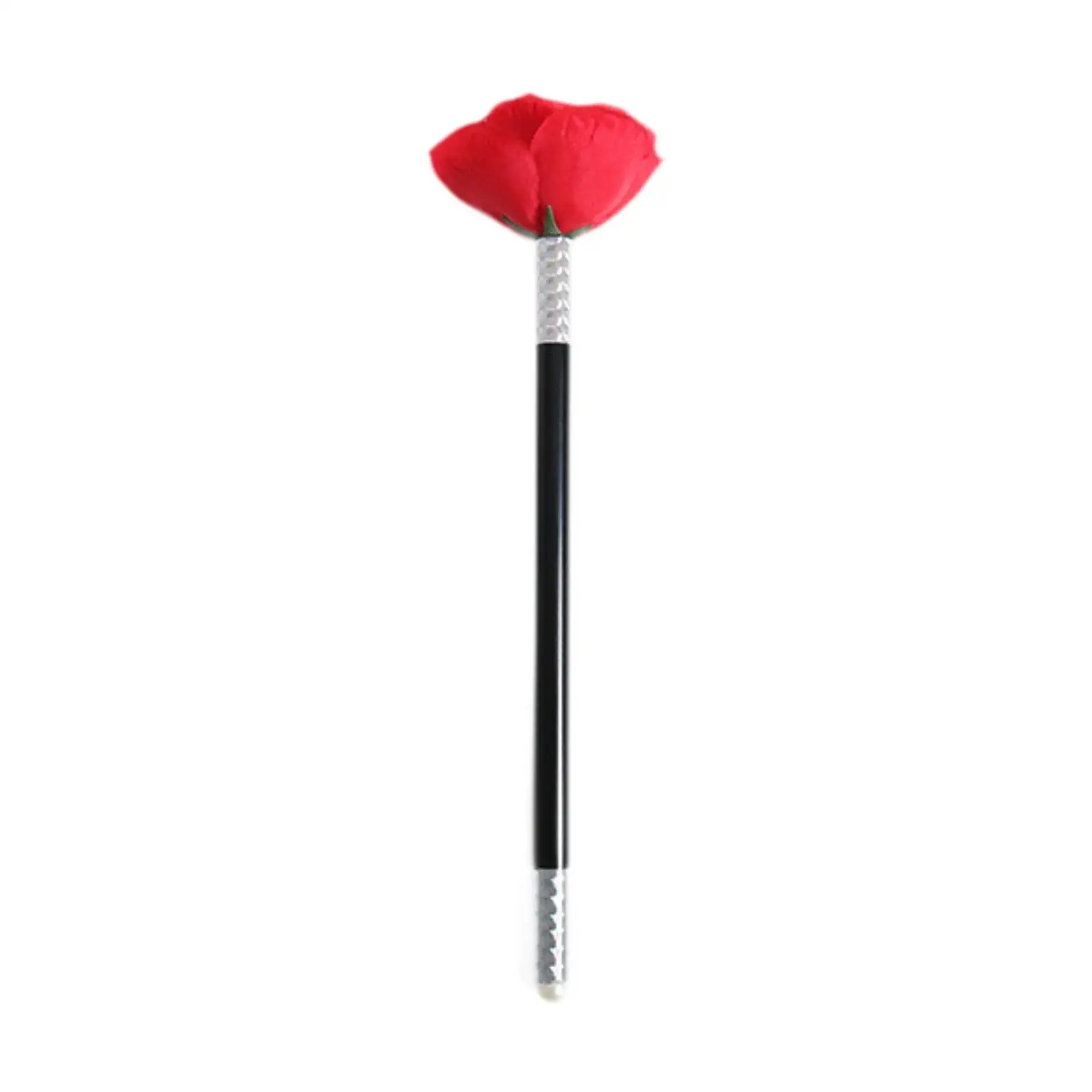 Vara para rosa flor truque de magia prop palco de rua varinha mágica para crianças prática adultos desempenho mágico meninas meninos