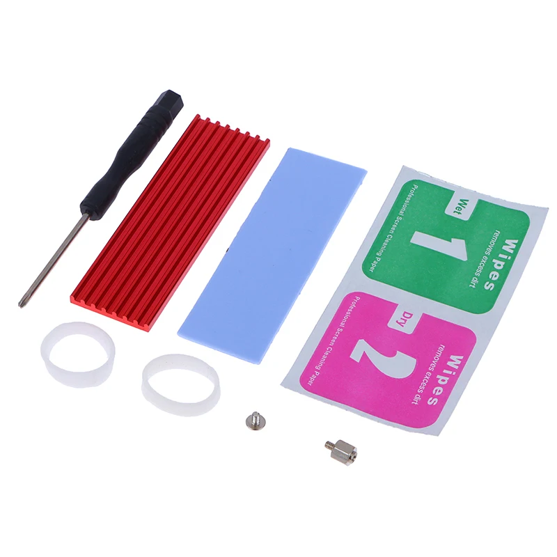 

Hot Aluminum Cooling Heatsink Thermal Pad For N80 Nvme M.2 Ngff 2280 Pci-e Ssd With Thermal Pad HDD Heat Sink