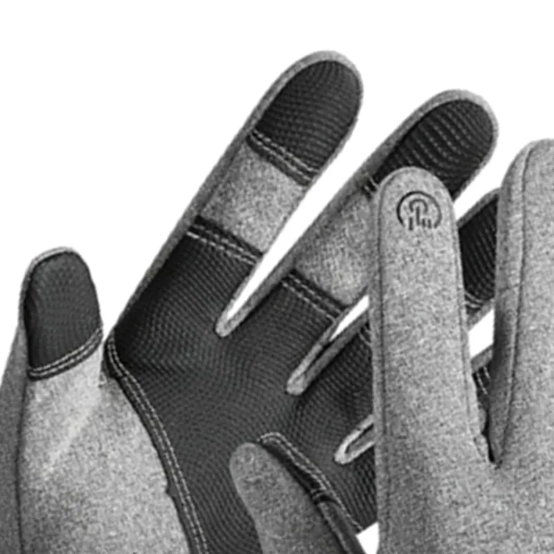 

Full-Finger Windproof, Waterproof, Anti-Slip, Winter Warm Motorcycle Gloves- Ideal For Riding In Cold Weather Wrap