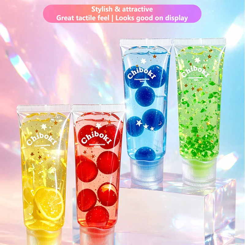  Fruit Filled Maltose Toothpaste Squishy Toy Soft Slow Rising Deformable Squeeze Fidget Stress Relief Toy For Kids Adults Toy