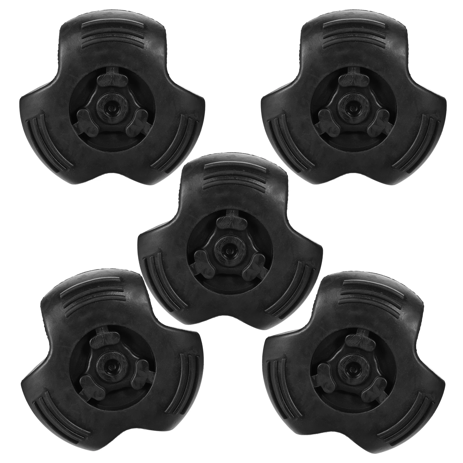 

5 Pcs Trekking Pole Protector Cane Foot Replacement Ends for Walking Sticks Tips Hiking Cap Outdoor Protectors