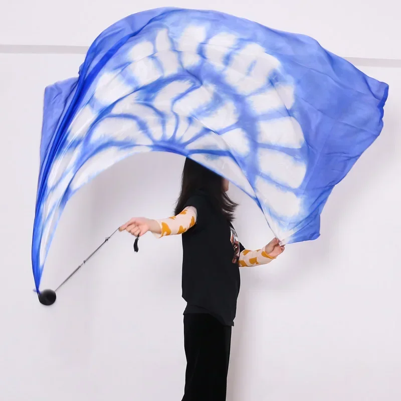 Véu de seda para dança do ventre, 250x114cm, bola de corrente poi, véu de dança do ventre feminino, adereço de palco, bola lançada, profissional personalizado