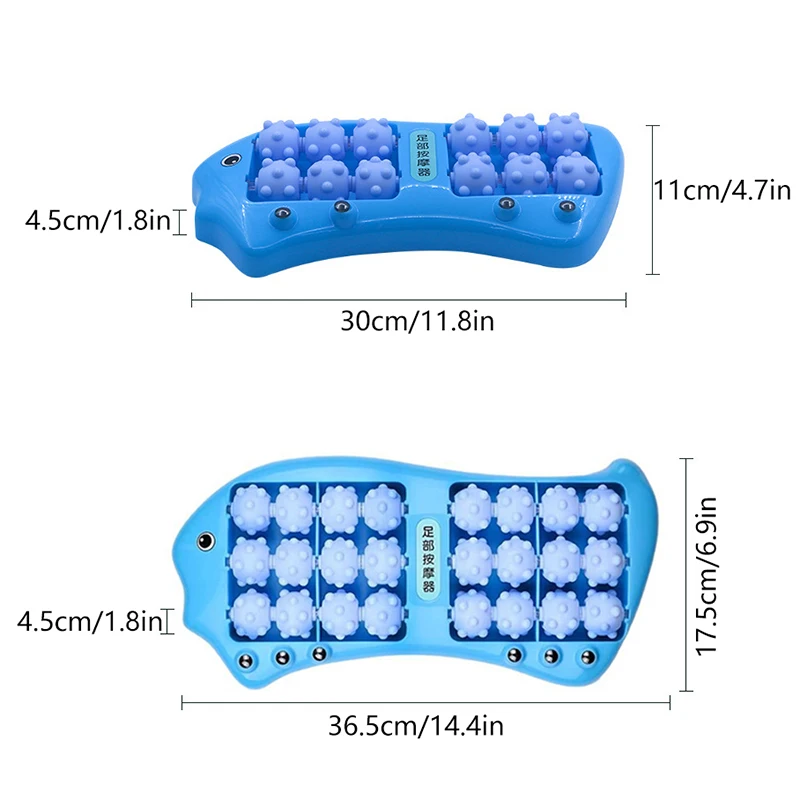 مدلك القدم الأسطوانة تدليك القدم المغناطيسي حبة الأسطوانة متعددة نقطة تدليك القدم العلاج فرك مدلك القدم الأزرق الأرجواني