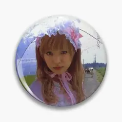 Kamikaze Girls Momoko Soft Button Pin Badge Funny Collar Cartoon Lapel Pin Jewelry Cute Women Fashion Brooch Hat Metal Clothes