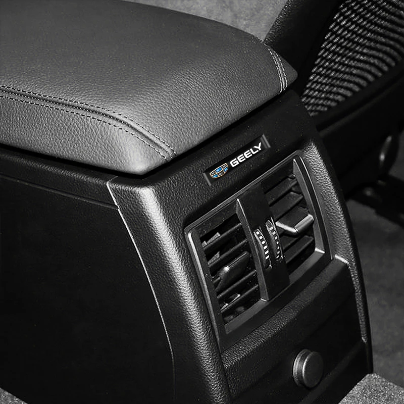 2/4/10 قطعة ثلاثية الأبعاد شارة السيارة ملصقات الزخرفية لجيلي Coolray الهندسة GX3 Emgrand EC7 LC الباندا Tugella Binray X7 Okavango أطلس