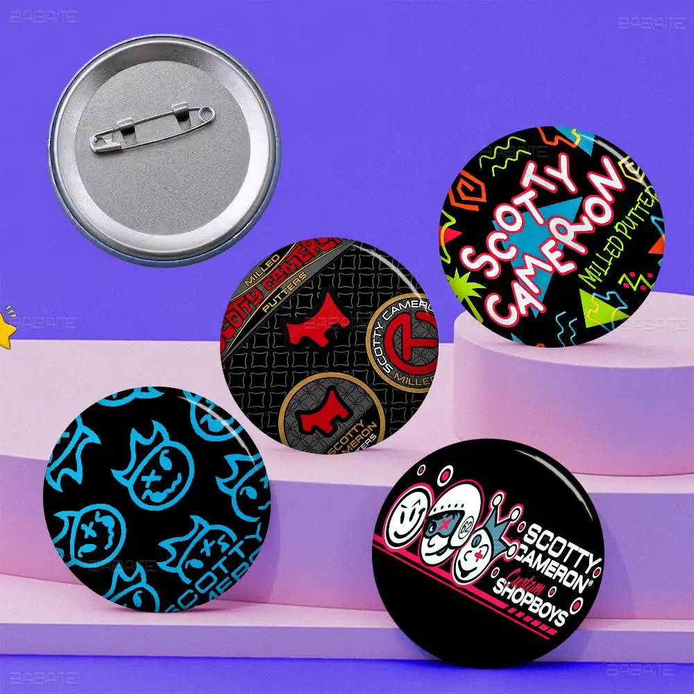 S-Scotty C-Cameron Tinplate Soft Button Pin Brooch Metal Badge Custom Jewelry Accessories Hat Bag Lapel