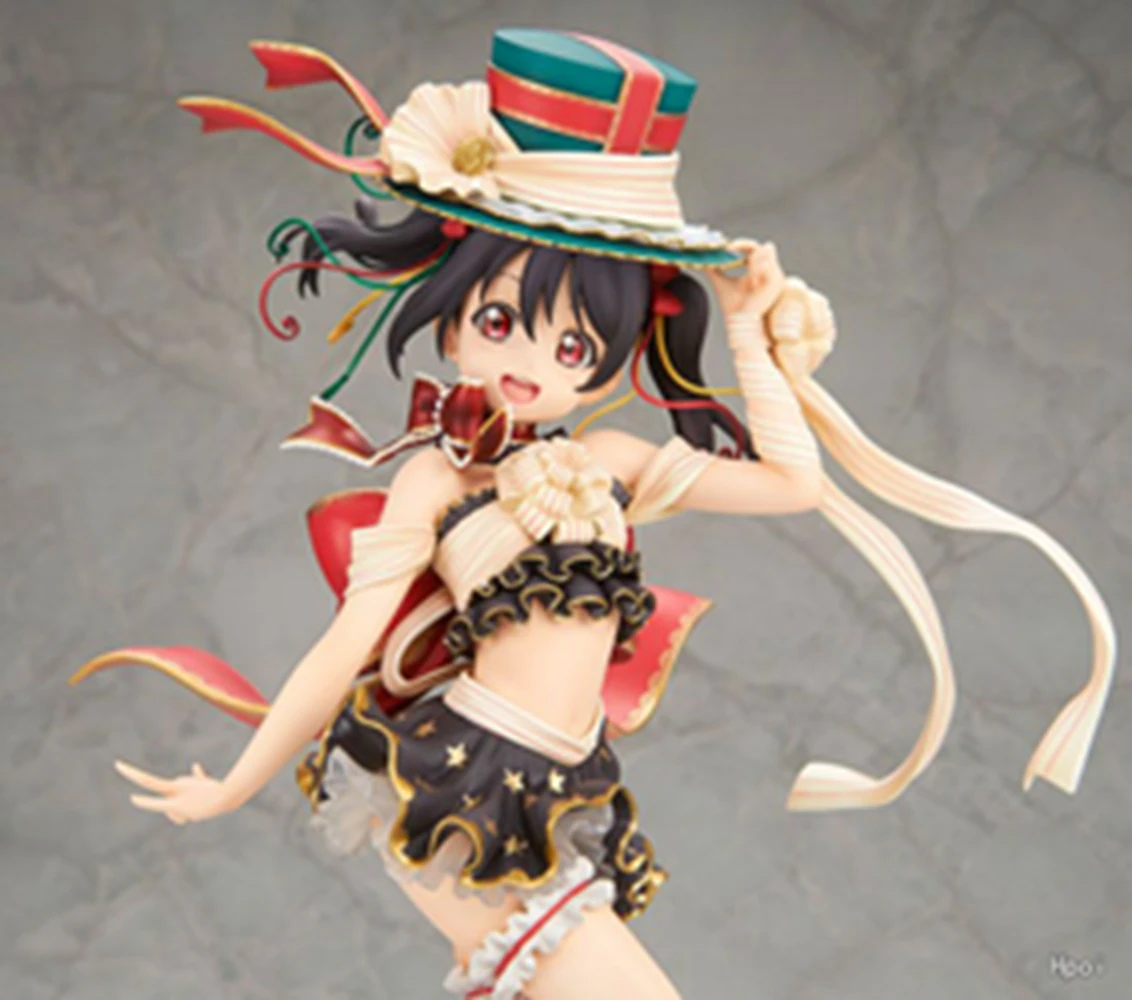 24CM ラブライブ！ スクールアイドルフェスティバル 矢澤にこ フィギュア 1/7 クリスマスドレスアップ模型玩具ギフトコレクションアクションフィギュア PVC