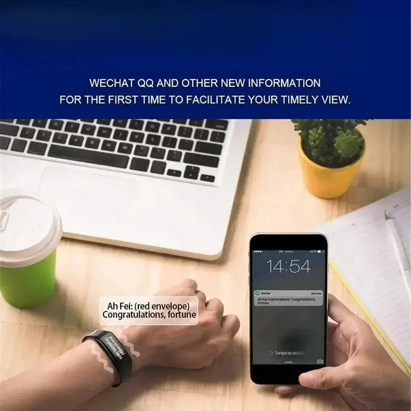 C1 Plus Smart Watch Men Women Bluetooth Step Counting Sports Bracelet Fitness Tracker Heart Rate Blood Pressure Sleep image 2