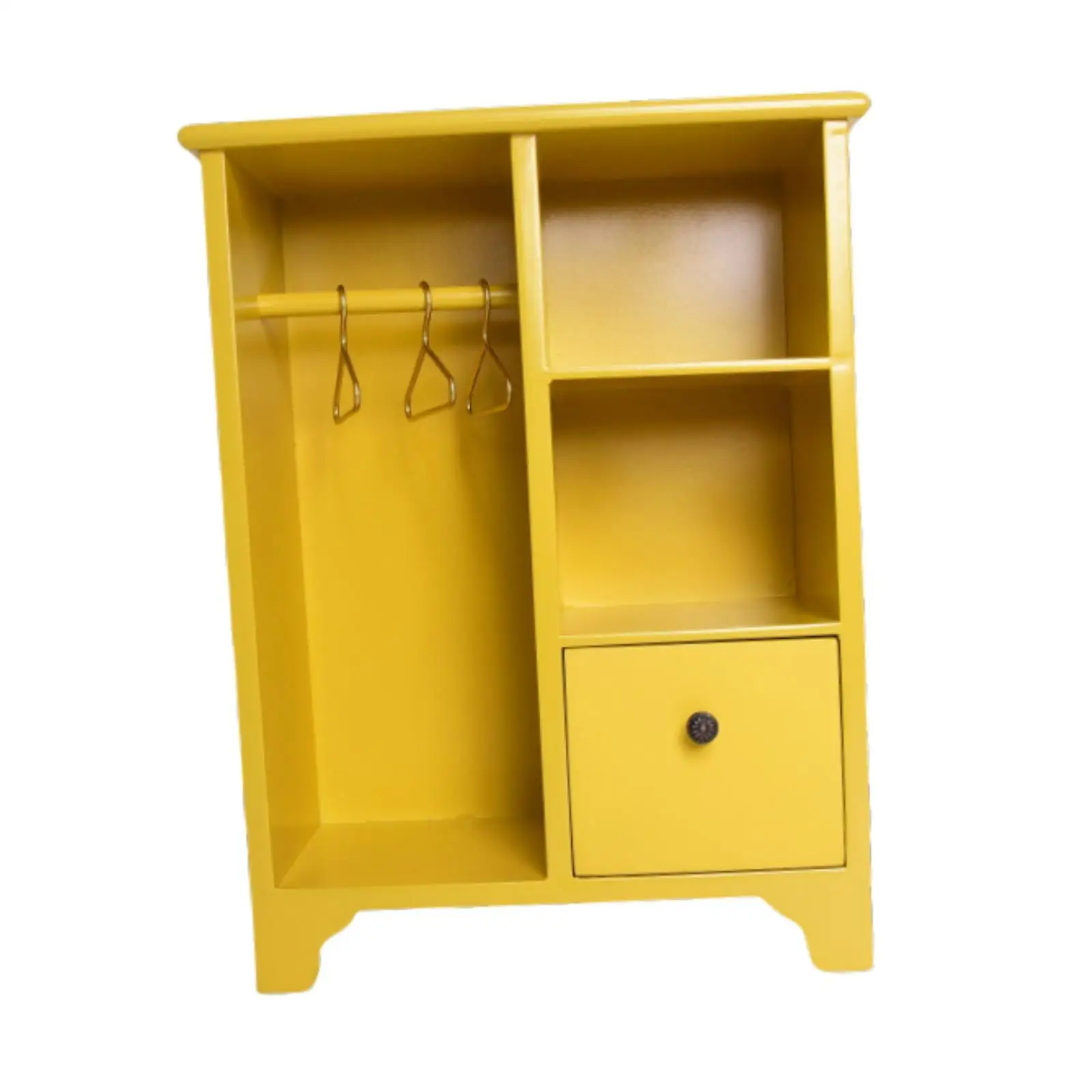 Armoire Miniature pour maison de poupée, meubles en bois, décoration pour chambre à coucher, Mini meubles de maison de poupée, accessoire de placard, 1/12