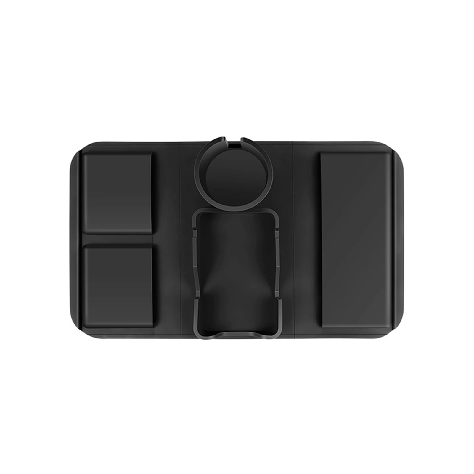 

Черный изолированный держатель для чашки дивана, противоскользящая силиконовая подушка со слотом для зарядки телефона, без запаха. Легко