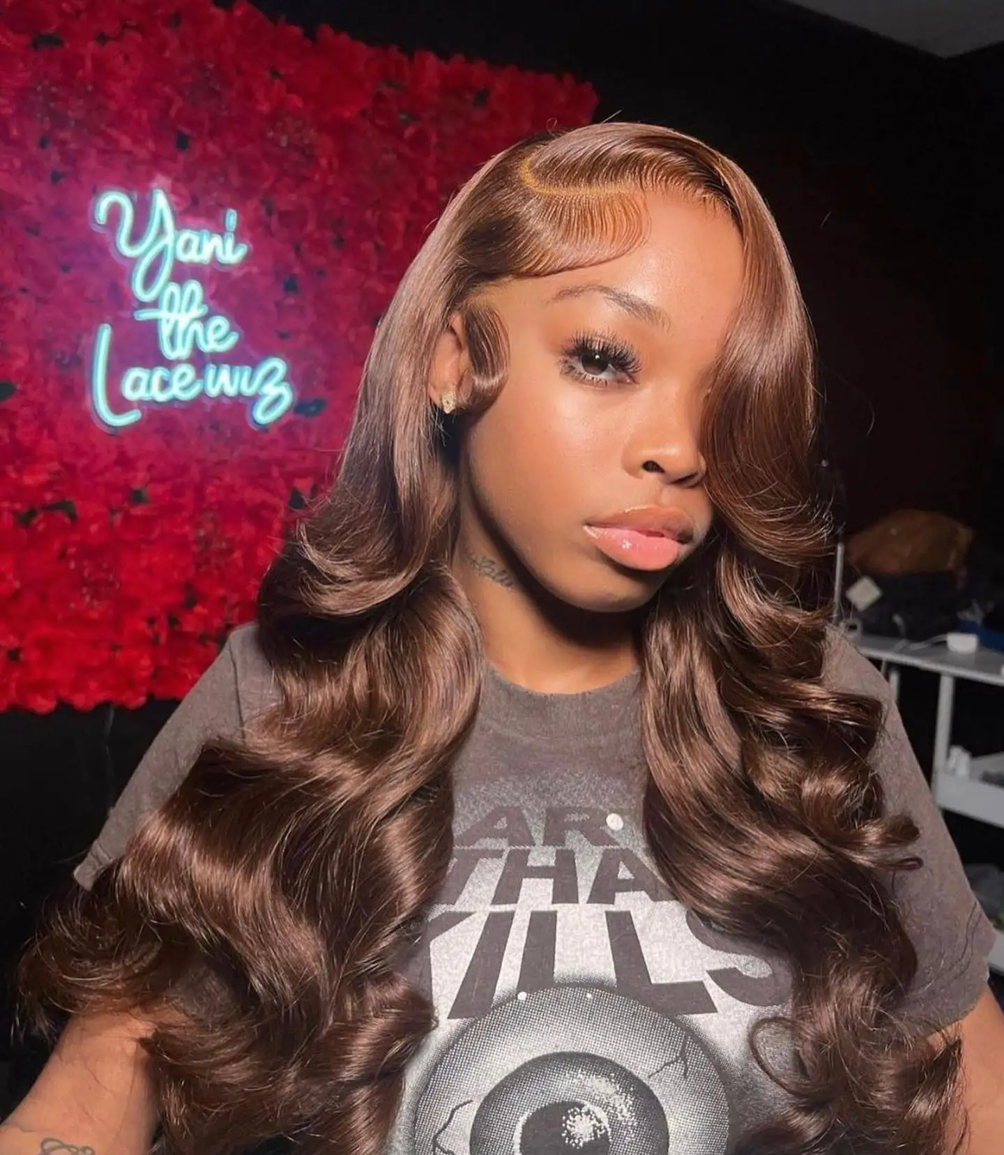Chocolate Brown Lace Front Wigs Body Wave Human Hair For Women 13x4 13x6 HD Lace Frontal Wig Preplucked Colored Human Hair Wigs