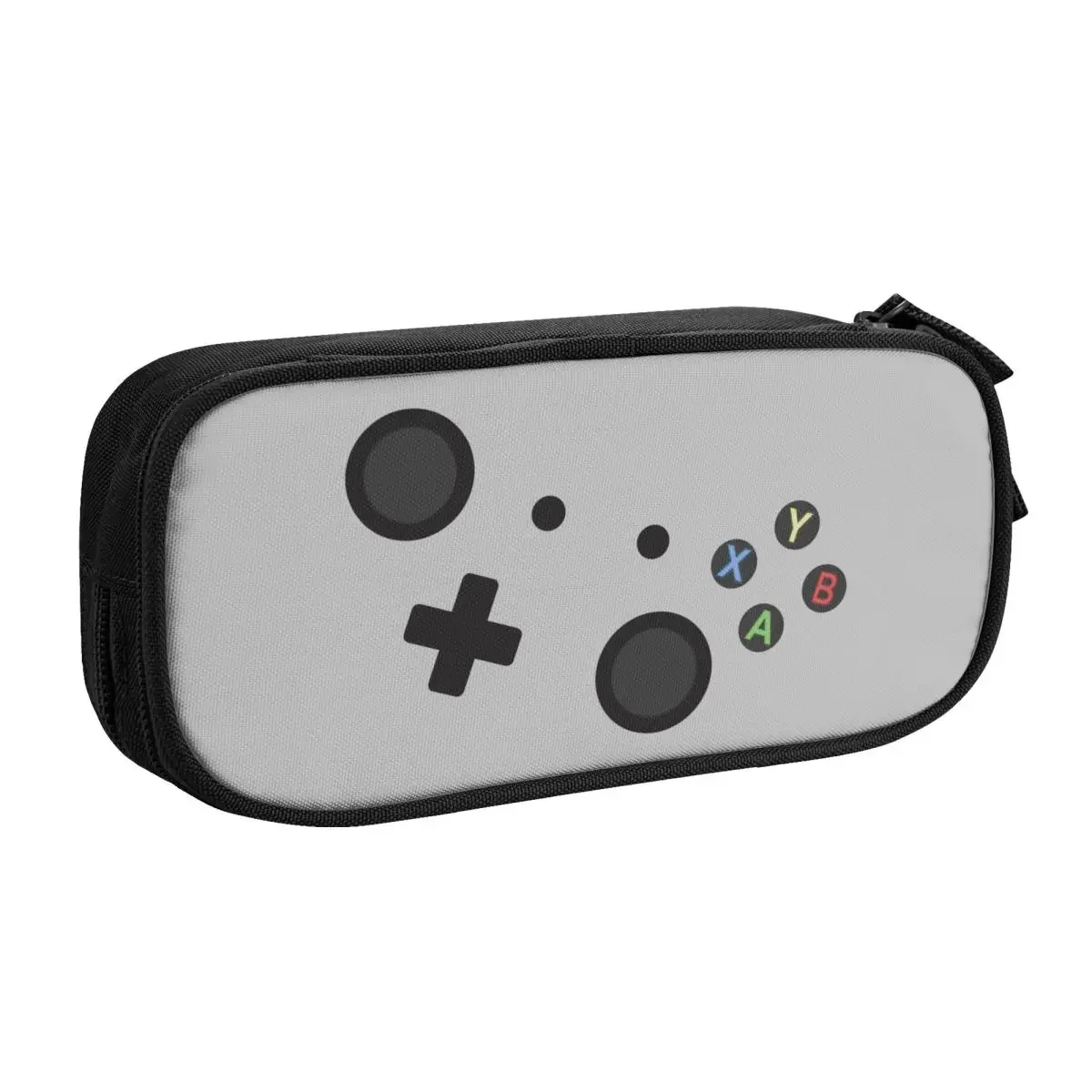Custom Cute Gaming Gamer Controller Pencil Case for Boys Gilrs Retro Video Game Large Capacity Pen Bag Box Stationery