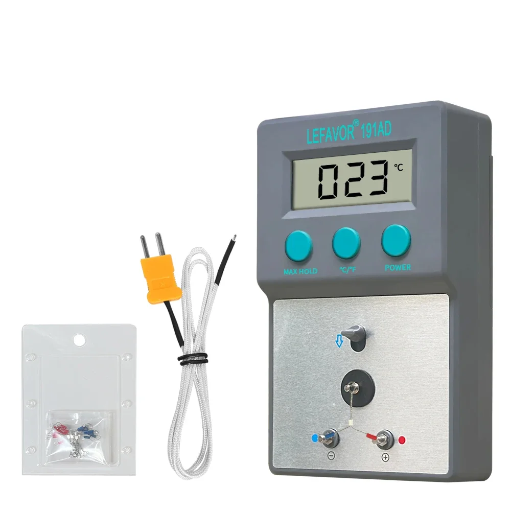 Portable Soldering Iron Tip Temperature Tester Soldering Iron Air Gun Soldering Furnace Temperature Calibration Tester 0-800℃