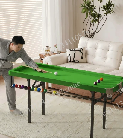 Five-Point Aiming Foldable Billiard Training Table No Rubber Cushion Single Hole Snooked Pocket Home Practice Pool Table