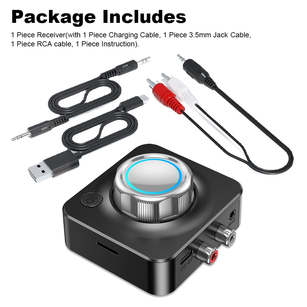 Bluetooth互換の音楽受信機,ステレオアダプター,tfメモリカード,ポータブル,スマートフォン,ストリーミングサウンドアンプ