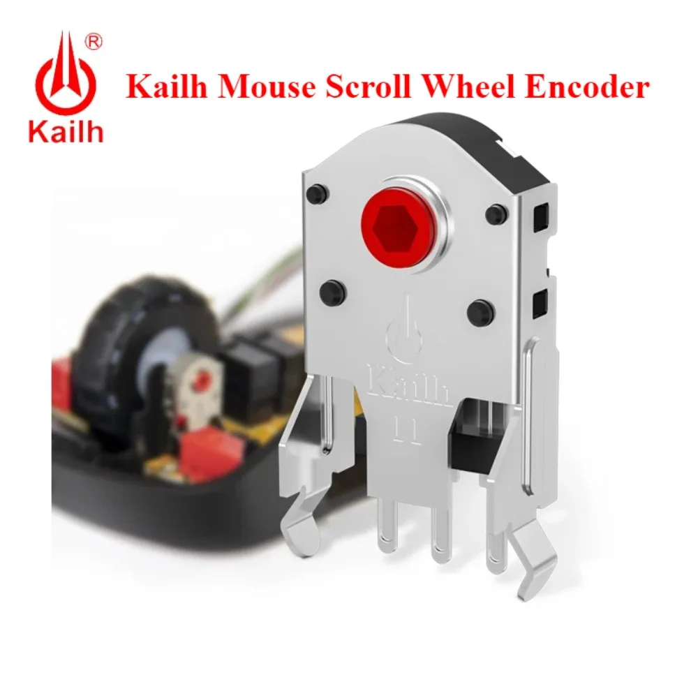 

Kailh 5/7/8/9/10/11mm Rotary Mouse Scroll Wheel Encoder 1.74 Mm Hole 20-40g Force for PC Mouse Alps Encoder Repair Parts