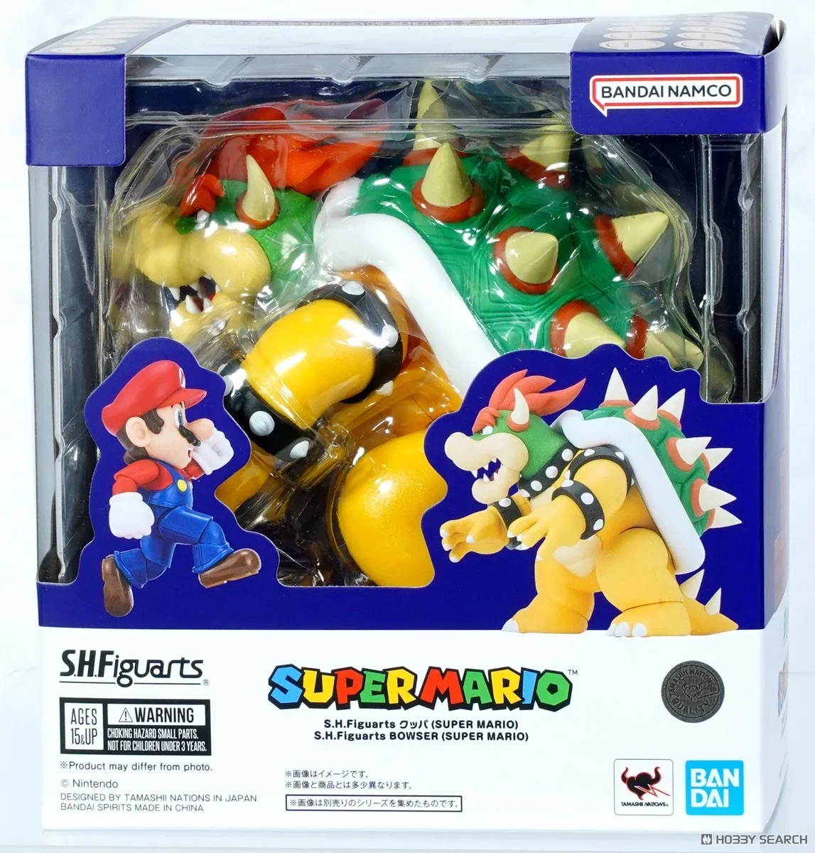 

Original Bandai S.H.Figuarts Bowser Super Mario Action Figures Anime Model Toys Collectible