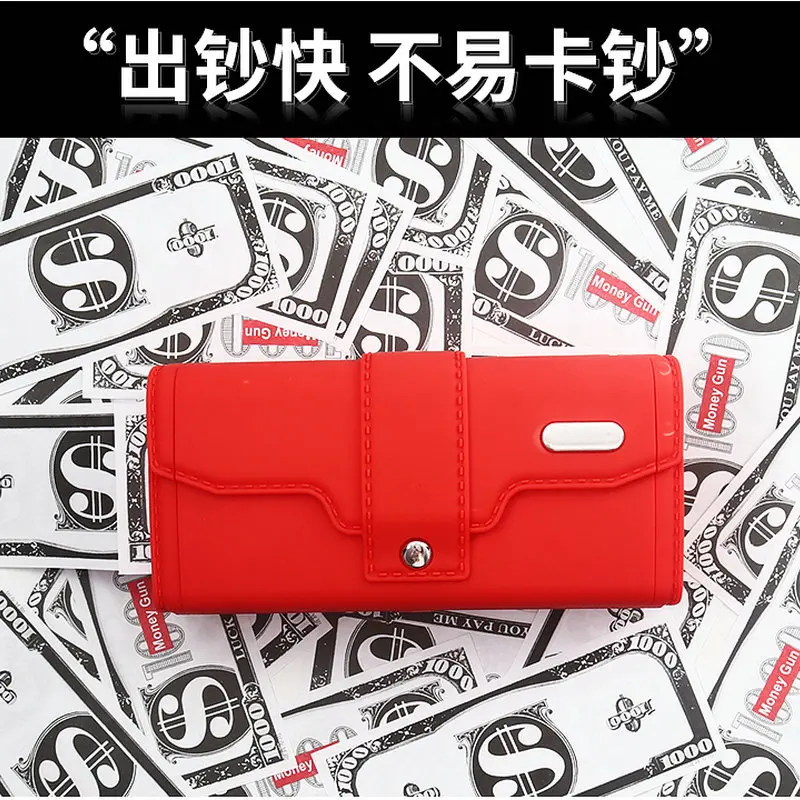 Cool Spurt Money  Wallet, Electric Toy, Cash, Red Envelope, One-button Spray, Decompression Toy, Wedding Bar Props   Prank Toys