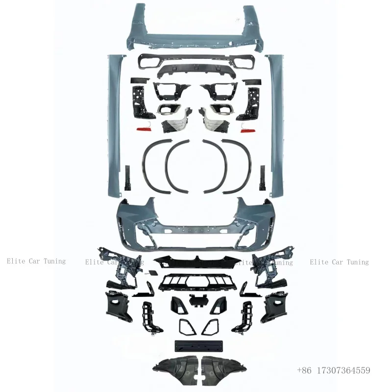 

Комплект обвеса M-tech LCI 23+ для BMW X5 G05 19-22, комплект для рестайлинга X5 G05, бампер для конверсии X5 G05 в M-стиль
