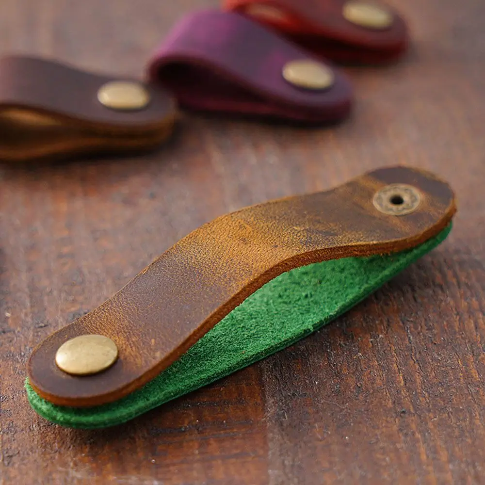 

Charger Cable Protector Leather Cable Winder Mini Cord Organizer Cord Organizer Earphone Cord Winder Desktop Storage