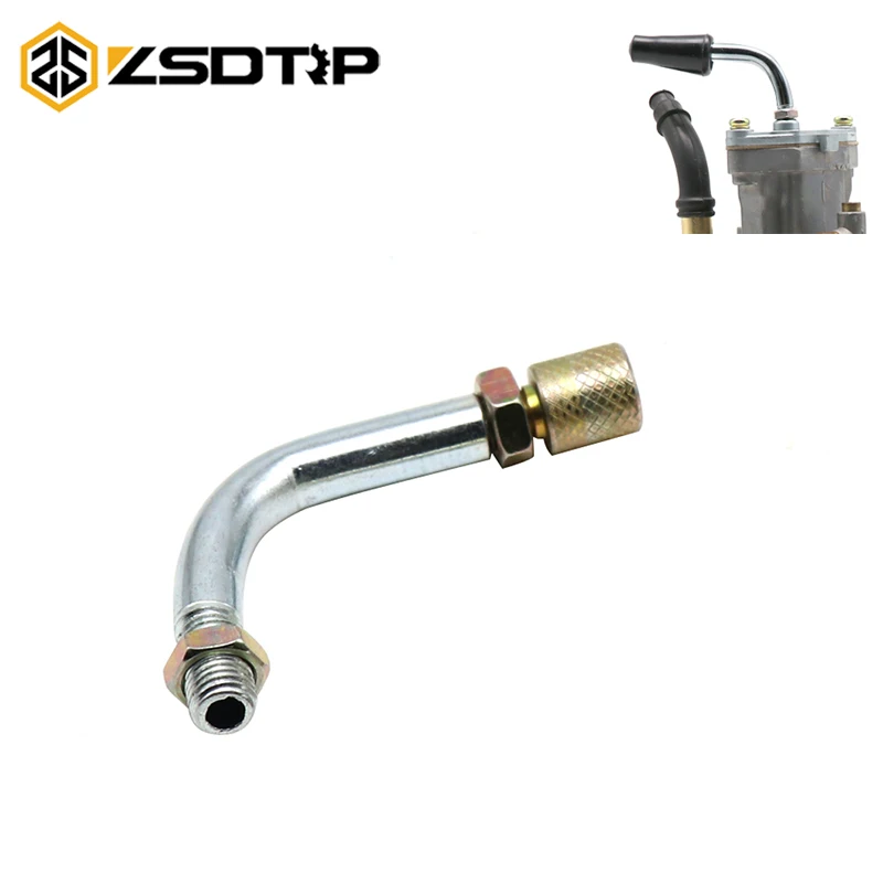 ZSDTRP 1pcs Carburetor Elbow Tube for PHBG Keihin PWK PJ PWM PE Mikuni TM VM Carburetor Carbs cable guide repair kits