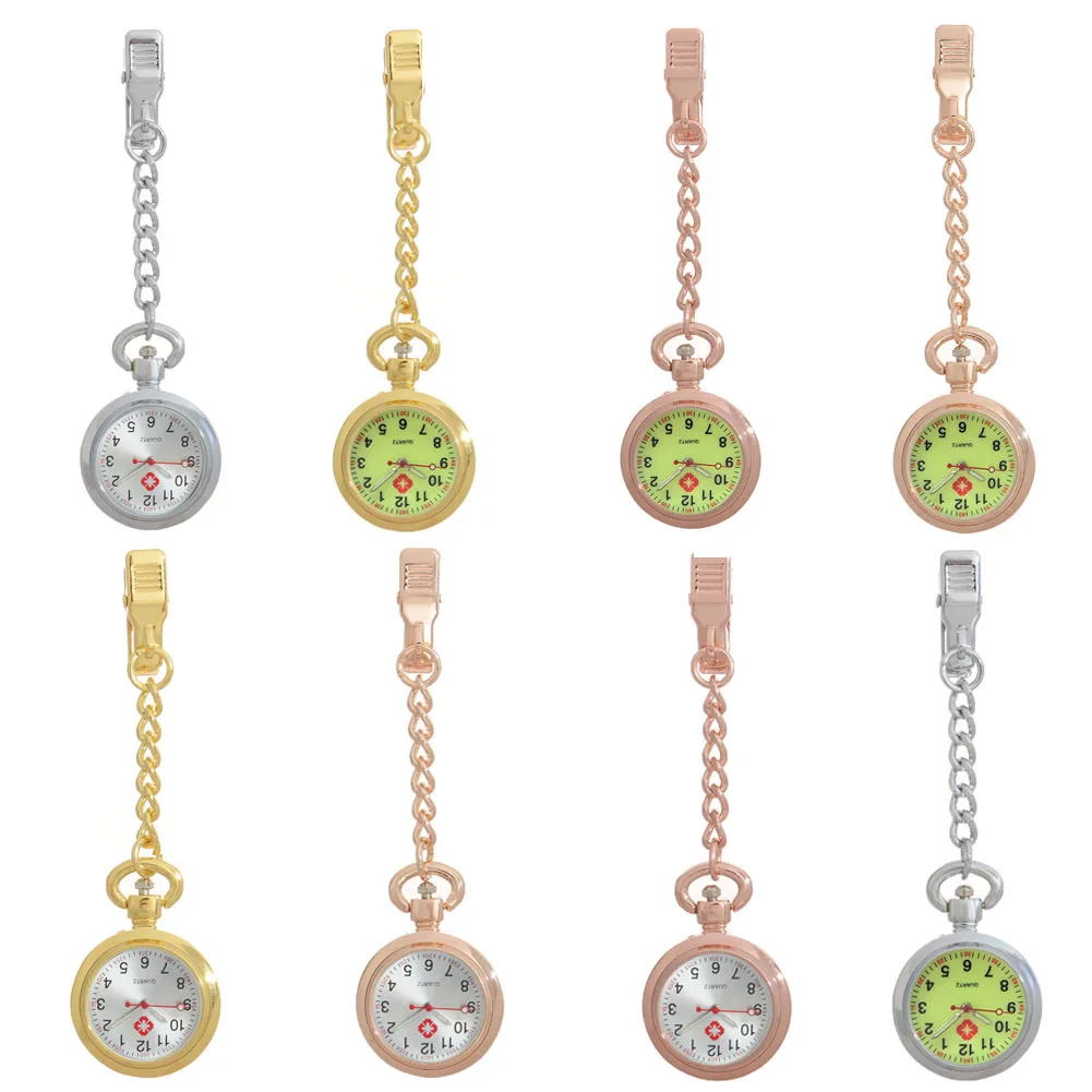 High Quality Pocket Watch For Nurse Women Men Hanging Medical Luminous Quartz Doctor Midwife Nurses Fob Watch Best Gift