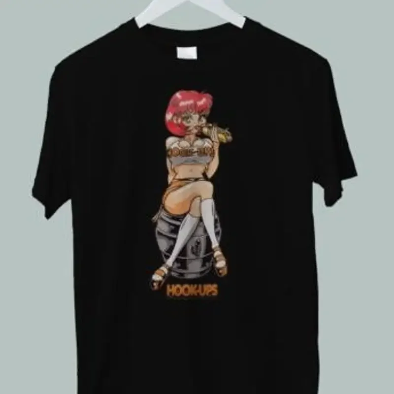 Hook Ups Skateboard Hotdog T Shirt For Birthday